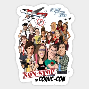 Non-Stop To Comic-Con Sticker